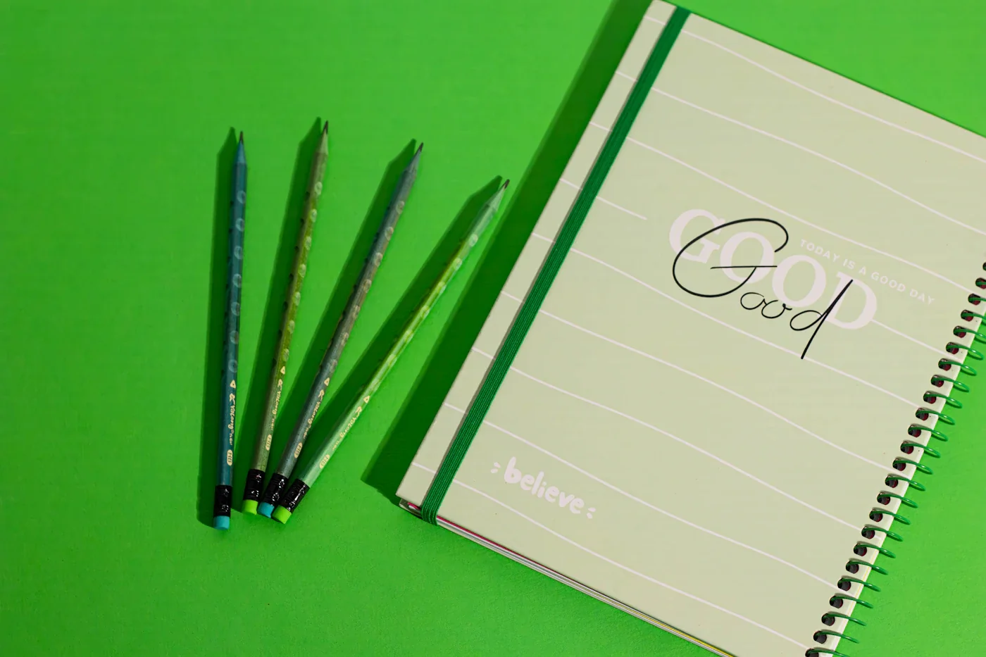 Illustrative stationery scene